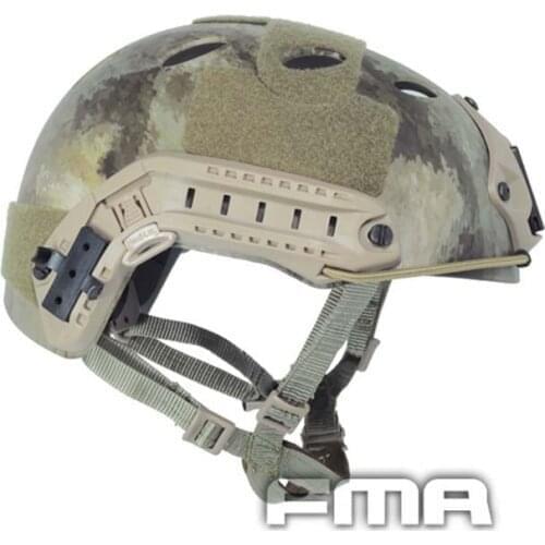 FMA Free Shipping FAST Protecive Helmet-PJ TYPE Tactical Helmet A-tacs For Airsoft Paintball