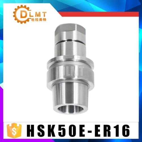 High precision HSK50E ER16 75L ER16 100L HSK50 collet chuck toolholder handle for CNC lathe mill balance