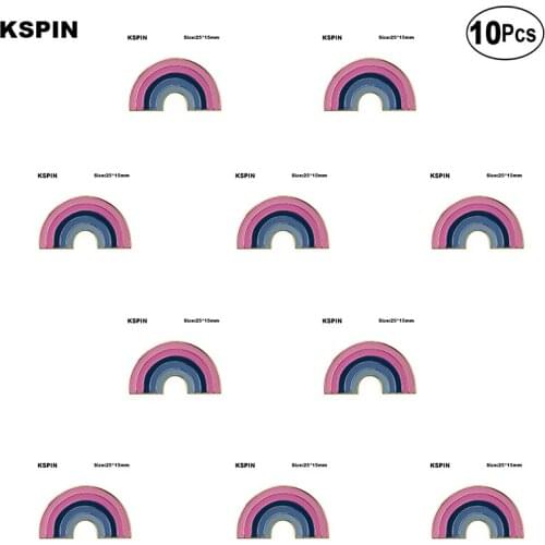 New Pride Badge Lapel Pin Flag badge Brooch Pins Badges 10Pcs a Lot