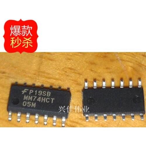 10PCS New original authentic MM74HCT05MX MM74HCT05M 74HCT05 SOP-14 logic chips