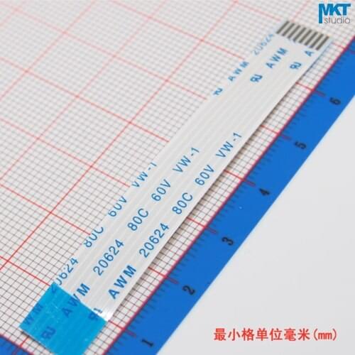 100Pcs 6/10/15cm Length A/B Type 8P 1.0mm Pitch FPC FFC Flexible Flat Cable Wire Same/Opposite Surface