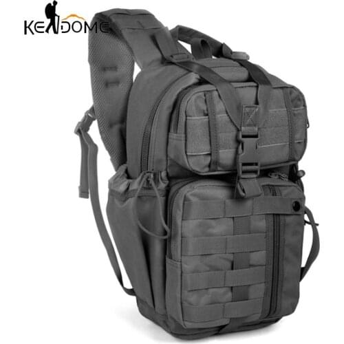 20L Waterproof Sling Pack Tactical Backpack Military Assault Bag Army Rucksack Outdoor Multifunction Camping Hunting X161D
