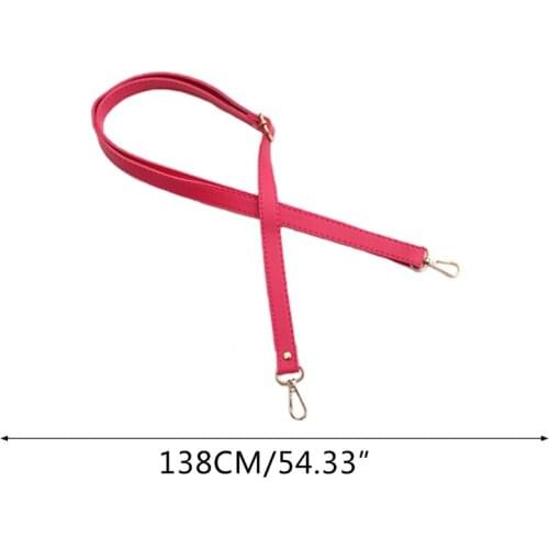 28GD Long Faux Leather Shoulder Bag Strap DIY Purse Handle Crossbody Handbag Belt