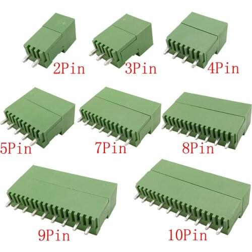 40Pcs/20sets HT3.96mm Pitch Male Female PCB Screw Terminal Blocks Connectors Straight Pin Plug Socket Adapter2/3/4/5//7/8/9/10P