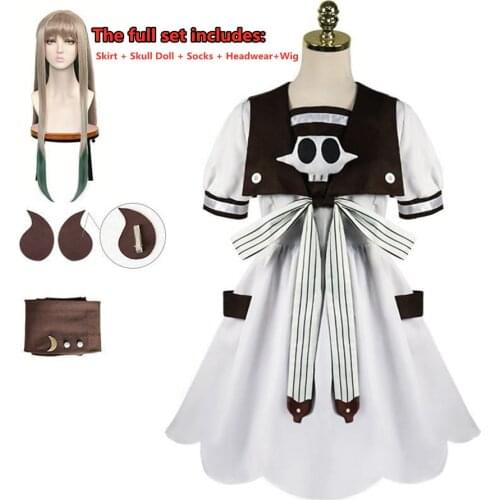 Anime Jibaku Shounen Hanako Kun Nene Yashiro Cosplay Costume Dress Uniform For Girls Custom Made