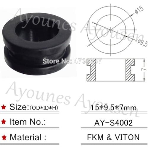 Free Shipping 50pcs For Mazda Toyota Mitsubishi Fuel Injector Rubber seal Grommet Repair Kits Upper Seal AY-S4002