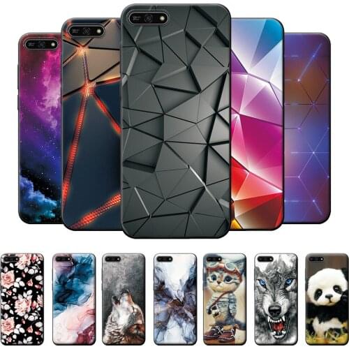 For Huawei Y6 2018 Case For Huawei Y6 Y 6 2018 Shockproof Phone Case Fashion Case For Huawei Y6 2018 TPU Silicone Back Cover