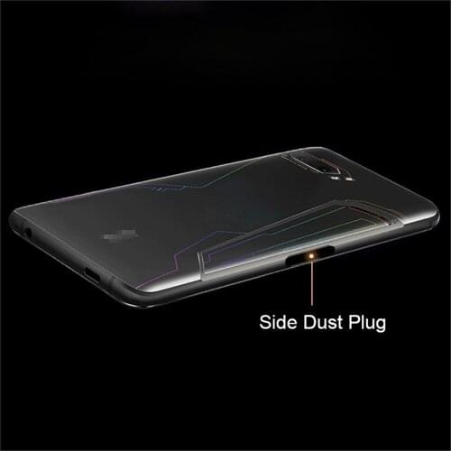 For ASUS ROG Phone 2 ZS660KL Silicone Side Dust Plug For ROG Game Phone 2 Accessories Fan Hole Dust Plug Cover