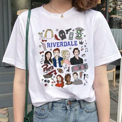 Riverdale Southside Serpent Harajuku T-Shirts Summer Women Ullzang Snake South Side Tshirts 90s Graphic Fashion Tops Tees Female