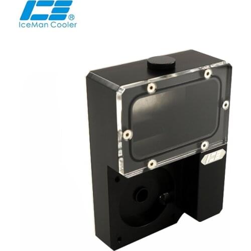 Iceman Cooler DDC Combo Res For Ncase Chasis M1 V4 V5 V6 ,Ncase Reservoir ,Black Water Tank ,125x89x41MM