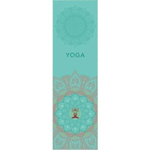 30*100cm Yoga Mat Blanket Sports Printed Double Quick Drying Foldable Yoga Mat Breathable Outdoor Fitness Blanket Portable Towel