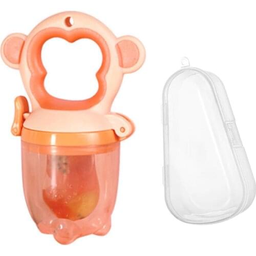 Feeding Pacifier Cartoon Shape Multifunctional Portable Baby Fruit Vegetables Food Nibbler for Infant