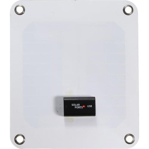 BUHESHUI 5W 5V Monocrystalline Solar Panel Charger Portable Solar Cell Charger Waterproof High Efficiency 2PCS/Lot Free Shipping