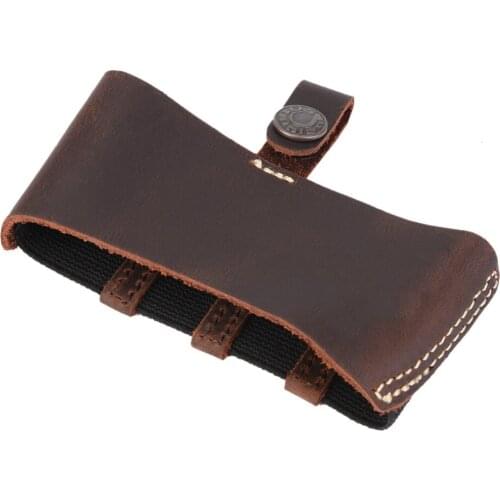 Motorcycle Brown Shift Guard Shifter Sock Boot Shoe Protector Cover anti corrosion high quality leather Universal