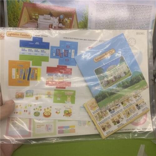 Geniune Sylvanian Doll Families Dollhouse Animal Figures furniture set clothes house food without package