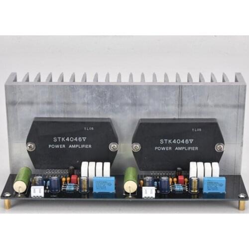 New STK4046V 120WX2@8Ω HIFI finished amplifier board with heatsink