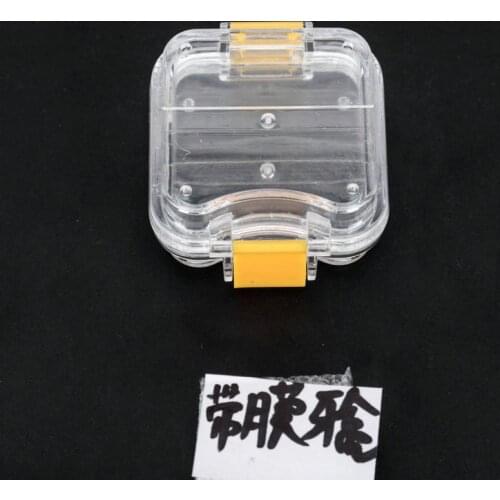 New dental lab supply 50pcs Plastic denture Tooth Box with Film High Quality Denture Storage Box Membrane Tooth Box