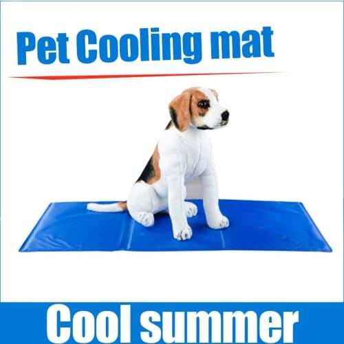 Cat Dog Supplies Waterproof PE Gel Polyester Heat Dissipation Sponge Summer Pet Bed Cooling Mat
