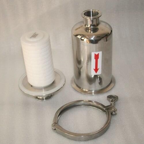 Sanitary SS304 Filter Direct-Through Filter PP Microporous Filter/pipe Filter /226 Filter Element