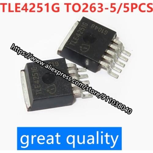 TLE4251G patch TO263-5 low dropout voltage regulator brand new original spot screen printing TLE4251 5PCS/LOT