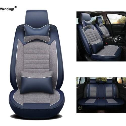 Universal Leather car seat cover For Fiat linea grande punto palio albea uno 500 freemont car accessories seat cover car-styling