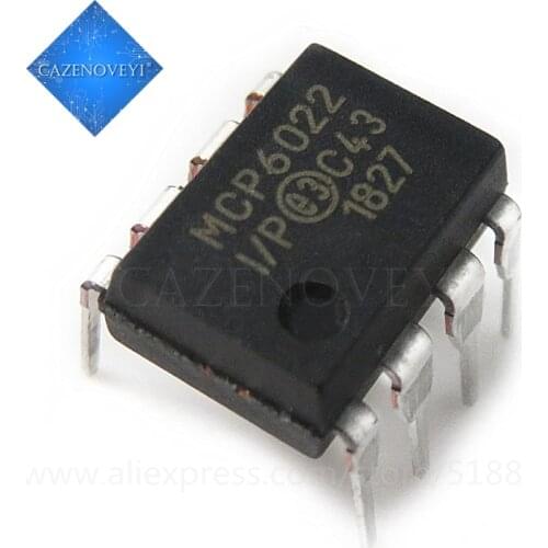 1pcs/lot MCP6022-I/P MCP6022 DIP-8 In Stock