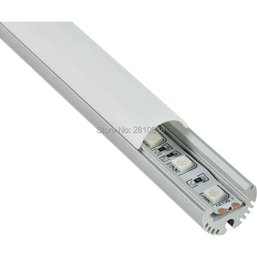 10 X 2M Sets/Lot Circular shape aluminium led profile and round led aluminum extrusion profile for wall washer lights