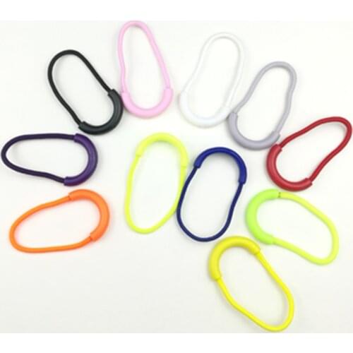 11pcs Plastic Zipper Pulls 11 Color Rope Ends Lock Zip Clip Buckle For Clothing Backpack Luggage Accessories