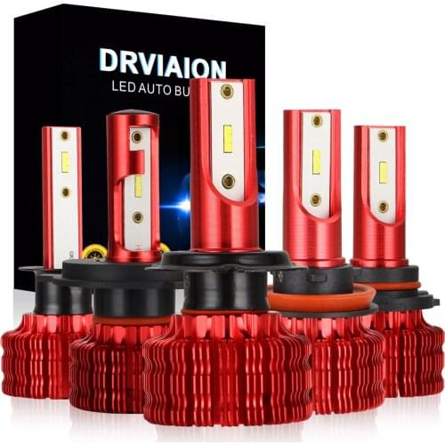 2PCS CSP LED Car Lights Headlight Bulbs For Auto Fog Lamp Car Light H1 H7 H8/9/11 9005/HB3 9006/HB4 H4/HB2/9003 Car Accessories