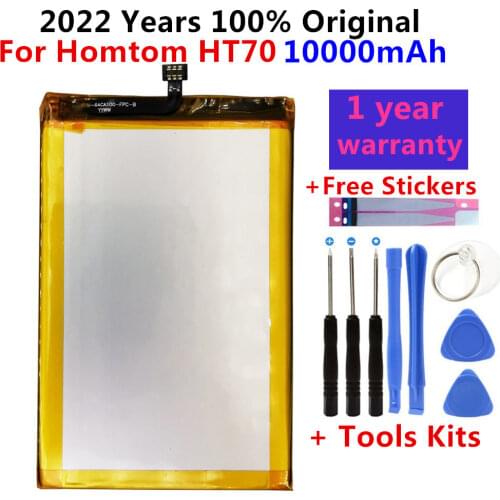 NEW Original 10000mAh Battery For Homtom HT70 Mobile Phone batteries + Gift Tools