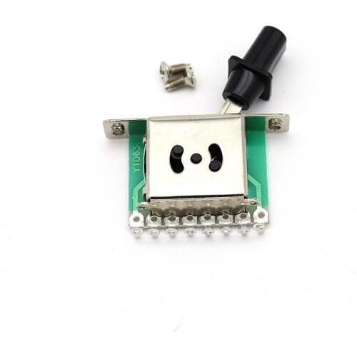 3 Way Selector Switches with Mounting Screws,Guitar Pickup Toggle Lever Switches for Tele ST Electric Guitar (chrome)