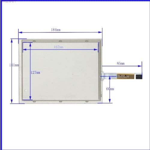 5pcs/lot 8 inch 4-inch three-to-three AT080TN52 manual touch screen outside industrial control four-wire resistance 184*141