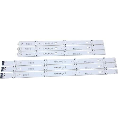 862m LED Backlight Lamp strip 7leds For LGE_WICOP_FHD 43INCH_REV00_B_150511 SSC_43INCH_FHD_A_REV02_150925 43LH5100 43LH5700