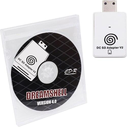DC SD TF Card Adapter Reader V2 for sega Dreamcast and Disk with DreamShell Boot Loader