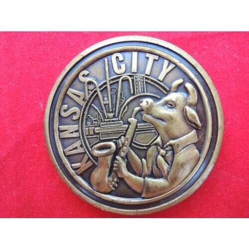 Antique 3d coins Custom AMERICAN SOCIETY OF MILITARY CHALLENGE COIN High quality metal coins hot sales dog 3D coins