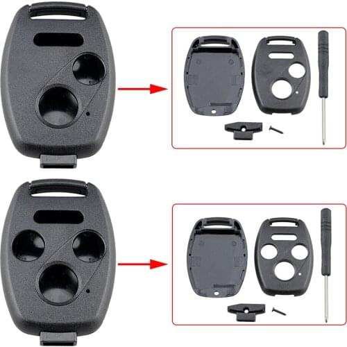 Car Key Case Remote Fob Cover For Honda Cr-V Civic Insight 2003 To 2013 Fob Cover
