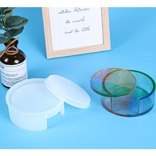 DIY silicone mold coaster storage box silicone mold epoxy resin creative handmade household items