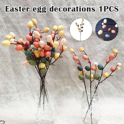 Easter Egg Decorations DIY Easter Egg Skewers Flower Arrangement Vases Decoration XH8Z