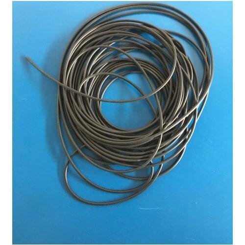 Electromagnetic Shielding Conductive Rubber Tube Nickel Carbon Ni/c Outer Diameter 4.0 Inner Diameter 1.3