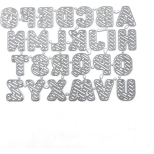 Julyarts 1pcs Letters Metal Dies Craft For Diy Scrapbooking Decorative Photo Album Engraving Diy Paper Cards