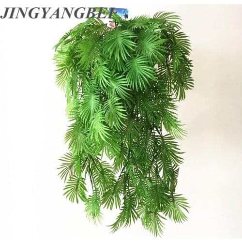 Turtle Leaf Iron Tree Maple Leaf Vines Hanging Artificial Plant Plastic Grass Wedding Party Wall Balcony Decoration Home Decor