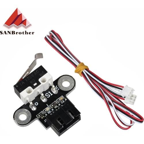 3D Printer Parts Mechanical Limit Switch Module Horizontal Type Endstop With 1M Cable For DIY Motherboard Reprap Ramps1.4