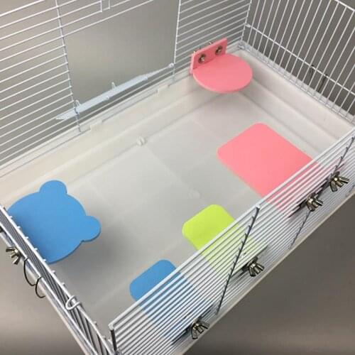 Hamster Plastic Platform Parrot Platform Bird Stand Platform for Hamster Cage Parrot Rack Hamster Perches Toy Accessories