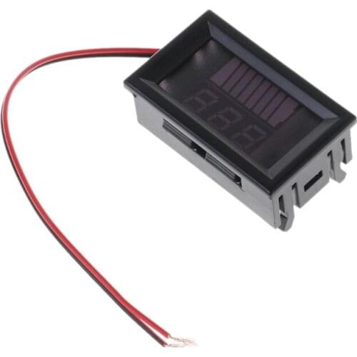 DC 12V-72V Lead-acid Digital Battery Capacity Indicator Charge Tester Voltmeter New