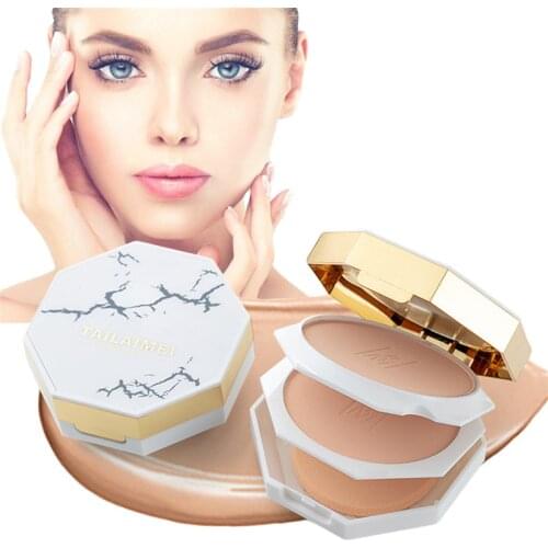 TLM Professinal Face Makeup 2 Colors Bronzer And Highlighter Palette Powder Make up Glow Kit Highlighter Contour Palette
