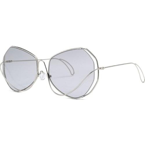 Vintage Polygon Sunglasses Women Men Eyewear for Outdoor Luxury Sun Glasses Goggles Oculos Goggles 22079DF