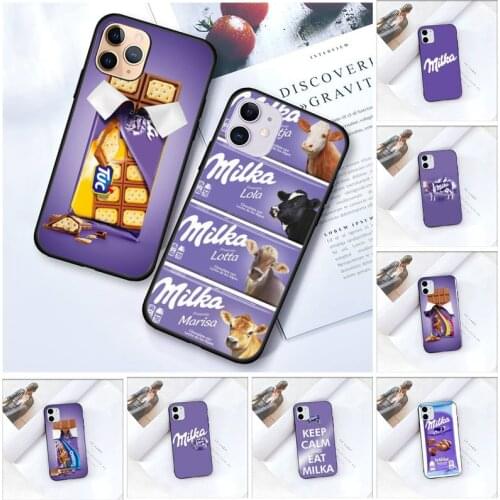 Zororong Chocolate Milka Phone Case For iPhone 12 Mini 11 Pro XS Max X XR 7 8 Plus