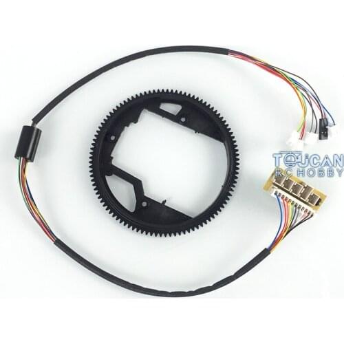 1/16 Henglong 6.0 Tank 12P Plastic 360° Small Rotating Gear Electric Slip Ring THZH0802-SMT2