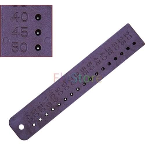 1 Gutta-Percha dental measuring ruler dental instrument, high temperature standard ruler measurement calibration instrument