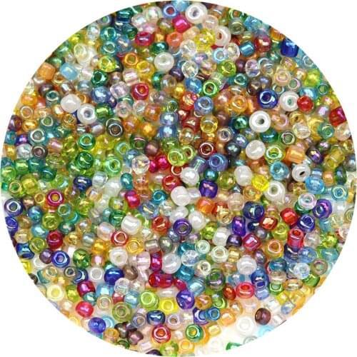 1000Pcs/Lot Colorful Glass Beads Charm Jewelry DIY Making Bracelets Necklace Earrings Accessories